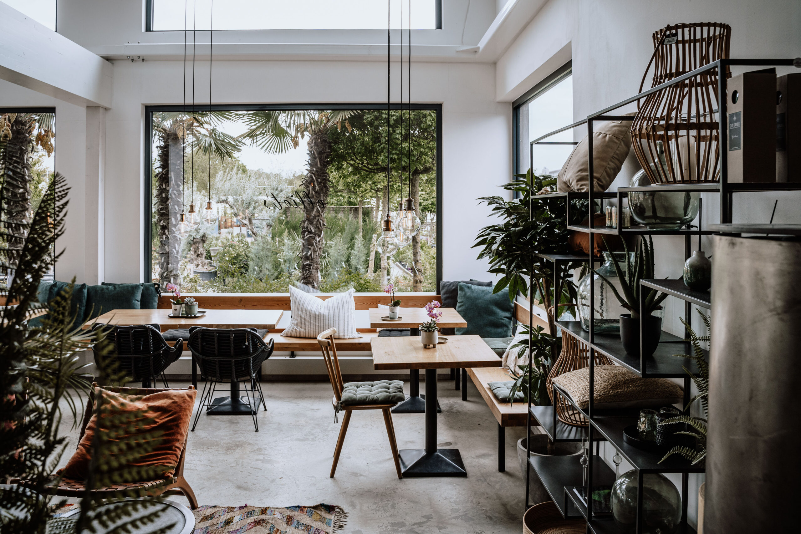 Blick vom Ofen Richtung Fenster