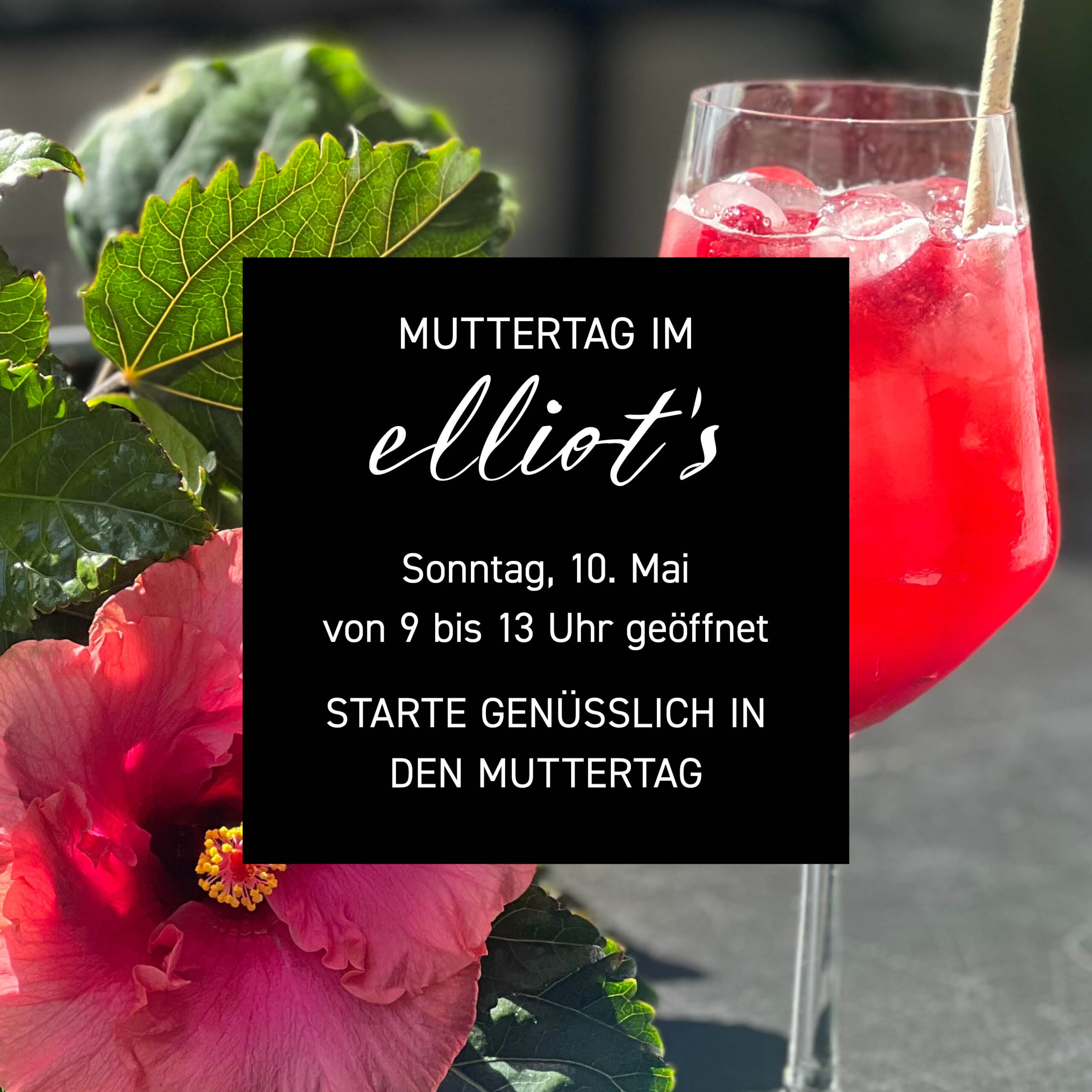 Muttertag 2026 im Elliots gartencafe