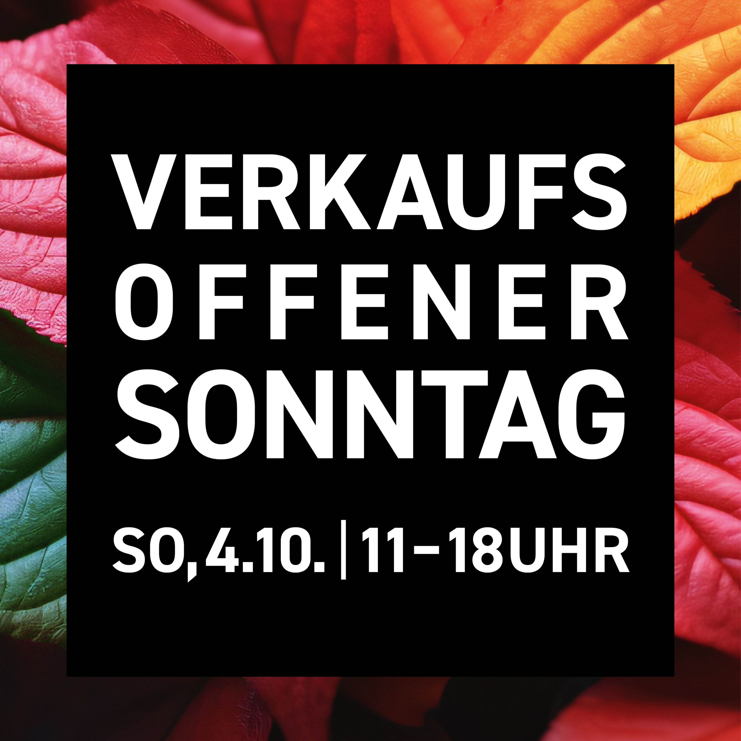 Verkaufsoffener Sonntag Okt 2026